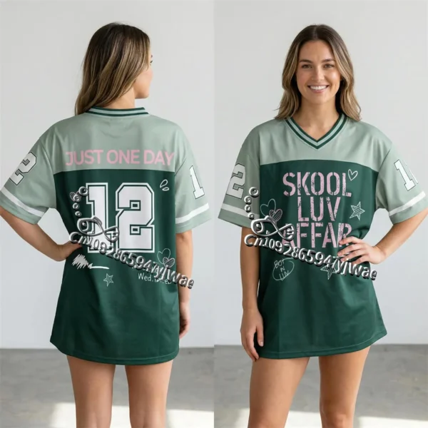 Skool Luv Affair Football Jersey World Tour 2026 Comeback Merch Shirt Kpop Gift for Army Summer Men's And Women's T-shirts